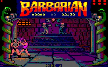 Barbarian (UK) (1987) [Palace Software] (Trainer) screen shot game playing